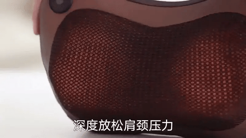 Electric Neck & Body Massage Pillow with Heat – Kneading Massager, 12V