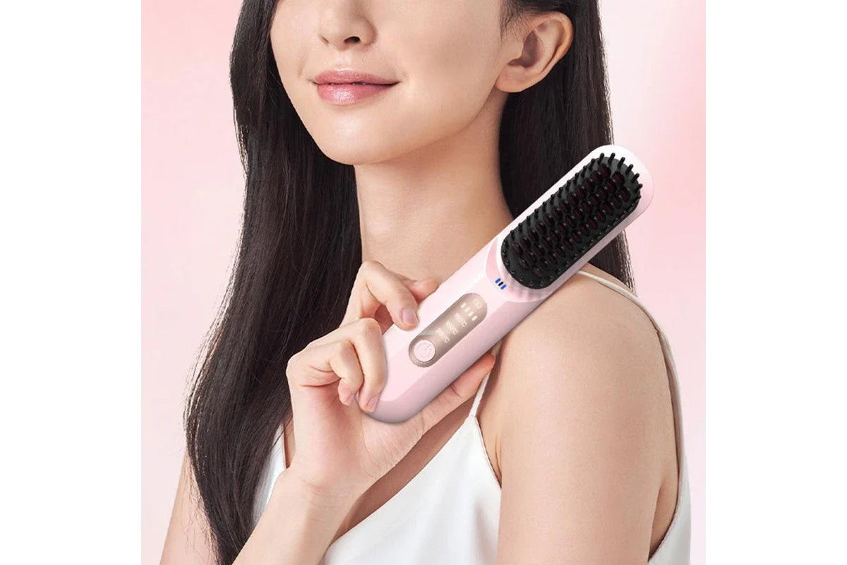 SmoothGlow Hair Straightening Comb – 3 Heat Settings, 160°C–200°C