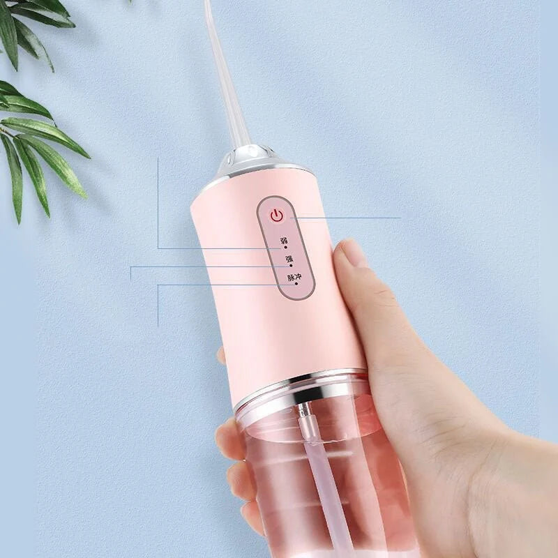 Portable Water Flosser – 240ml Rechargeable Oral Irrigator, 3 Modes