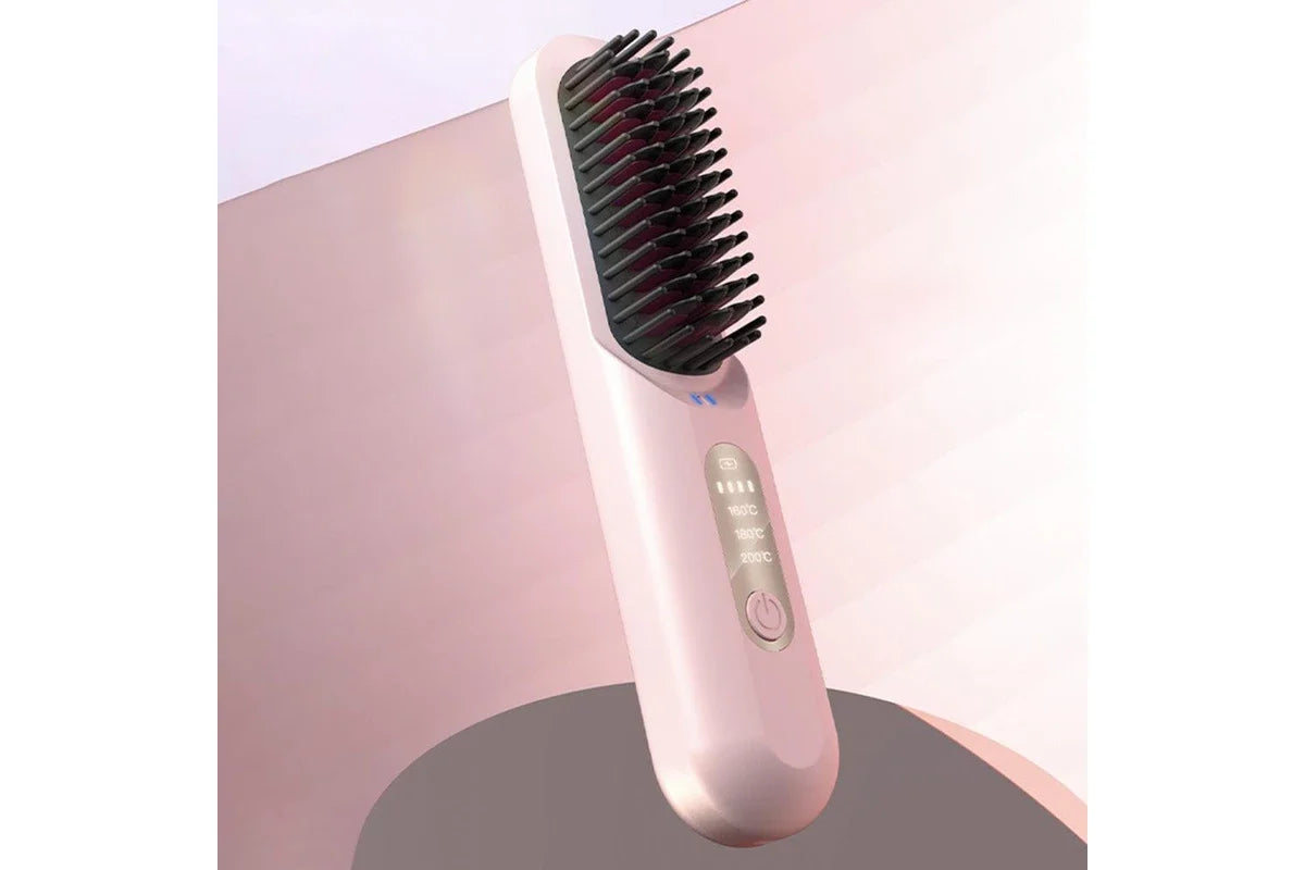 SmoothGlow Hair Straightening Comb – 3 Heat Settings, 160°C–200°C