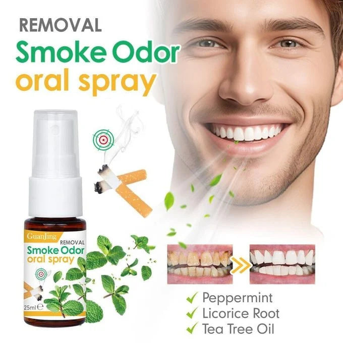 Smoke Odor Oral Spray 25ml – Mint Breath Freshener