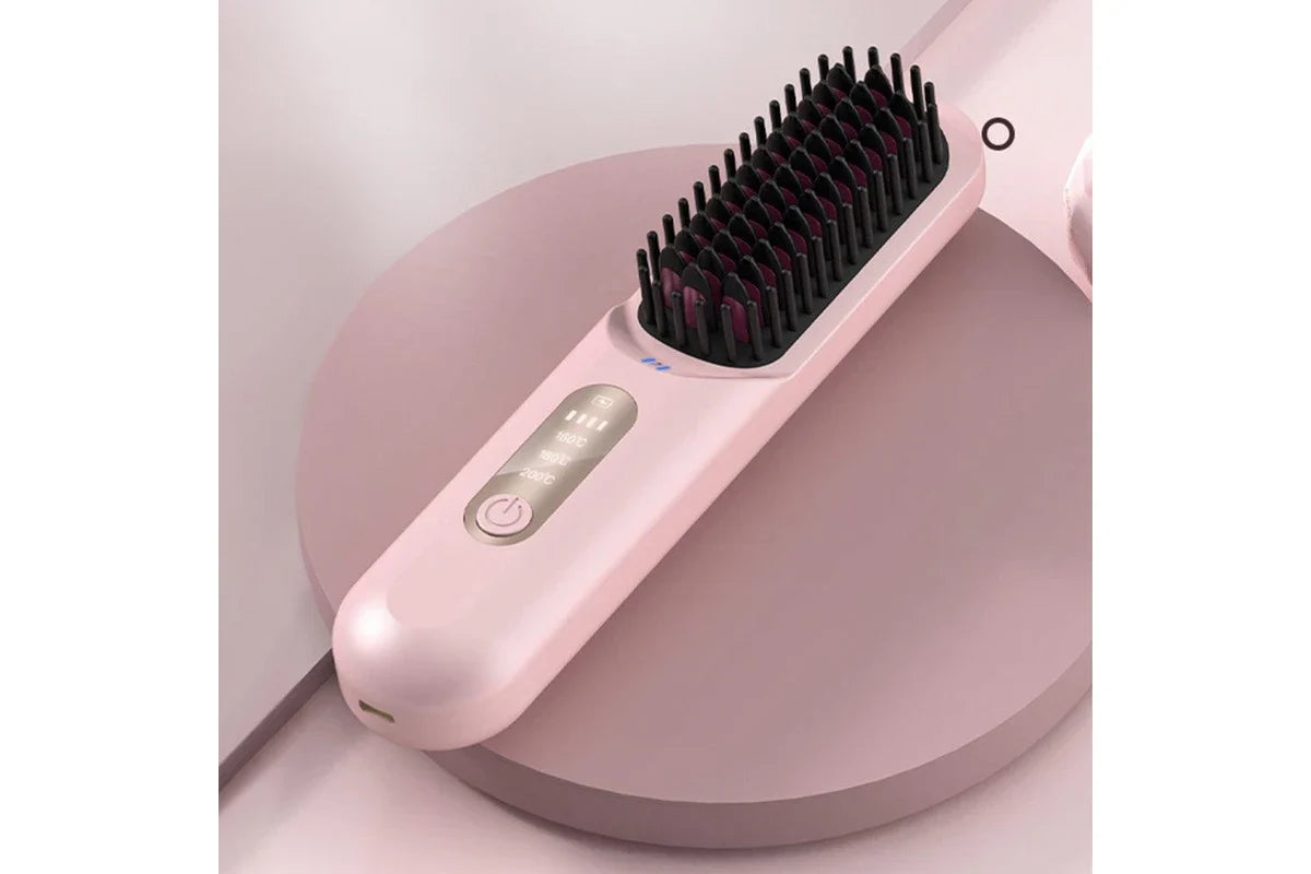 SmoothGlow Hair Straightening Comb – 3 Heat Settings, 160°C–200°C