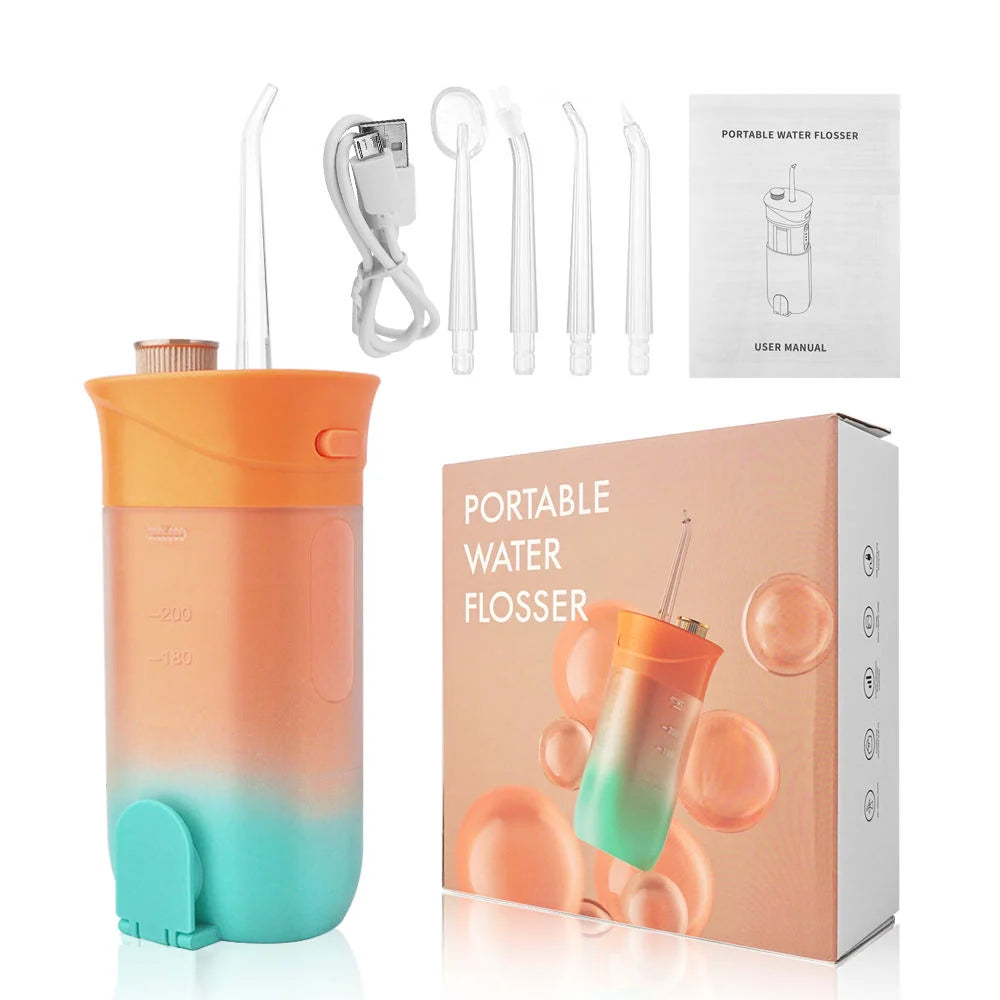 Portable Waterproof Water Flosser – Rechargeable Oral Irrigator for Daily Oral Care