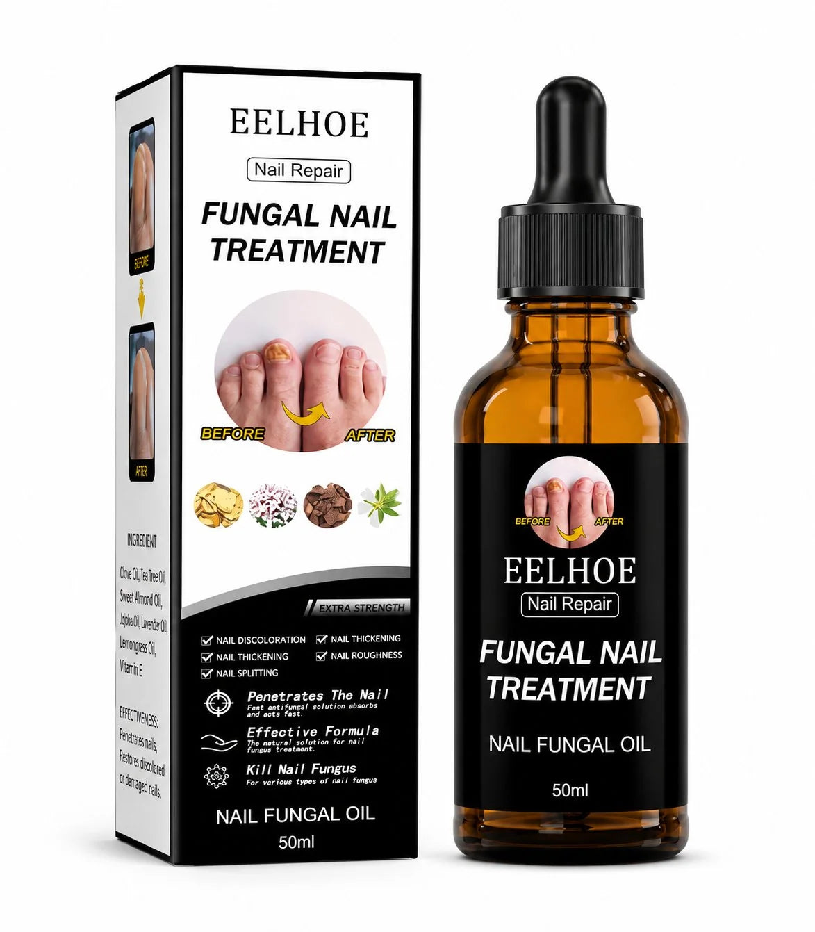 Fungal Nail Care Oil – Nail Repair & Conditioning Treatment, 50 ml