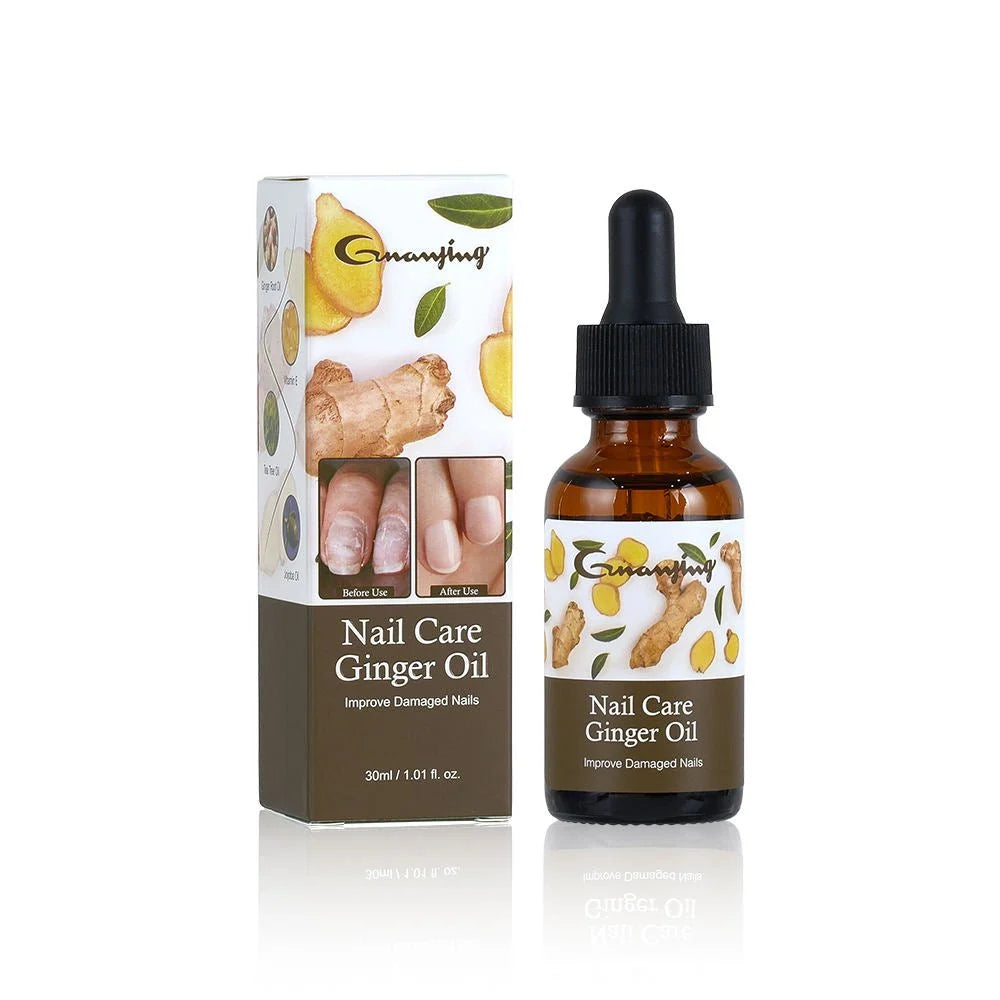 Guanjing Ginger Nail Care Oil 30ml – Nail & Cuticle Conditioning Oil