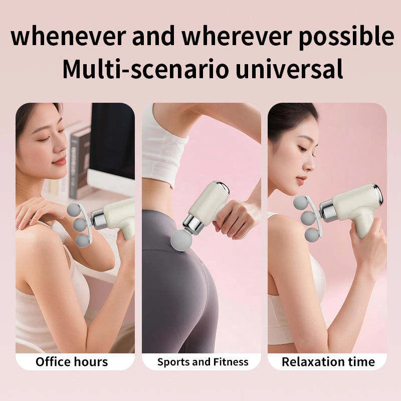 Light Age Fascia Massage Gun – 6-Speed Handheld Muscle Massager