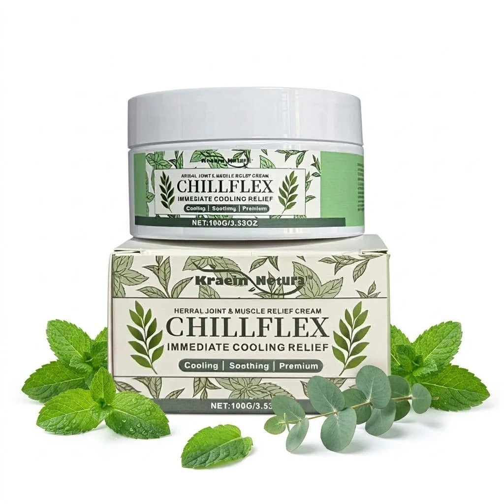 Kraam Natura Chillflex Herbal Cooling Cream 100g – Joint & Muscle Care