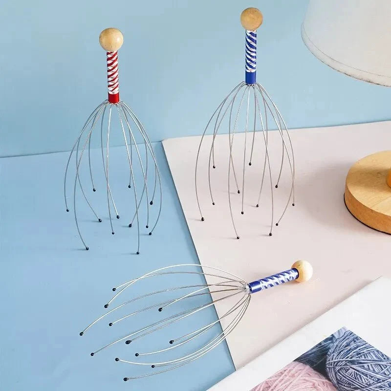 Manual Scalp Head Massager – Octopus Wire Head Massage Tool