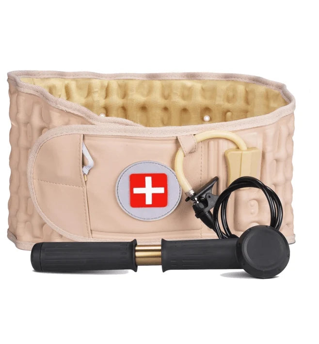 Adjustable Inflatable Lumbar Support Belt with Air Pump