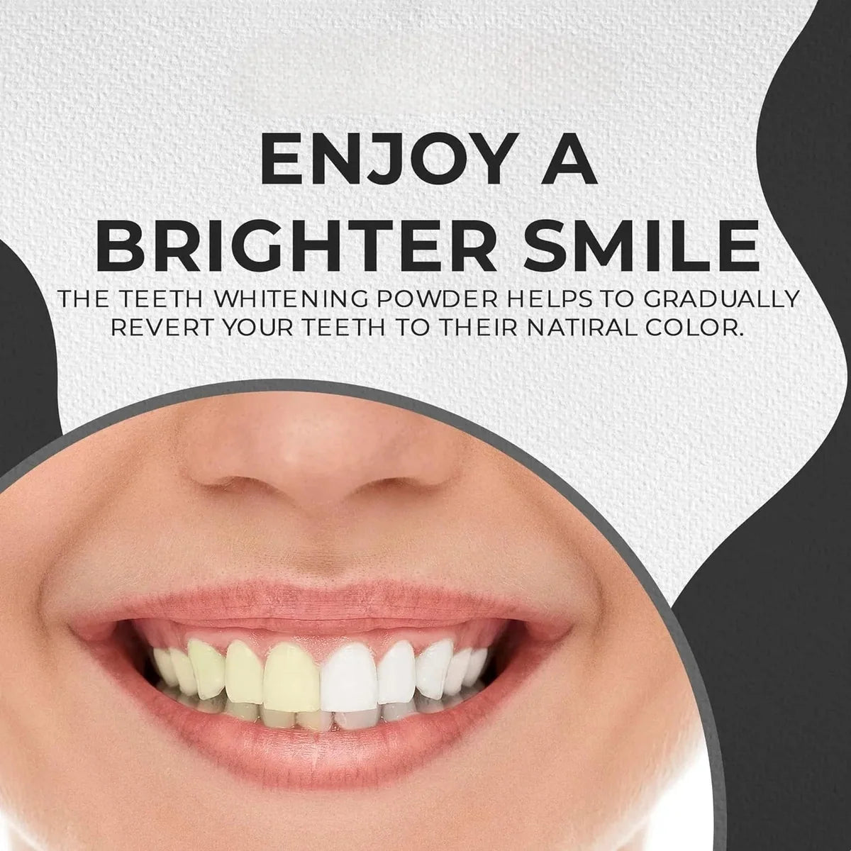 Activated Charcoal Teeth Cleaning Powder – 60ml Oral Care