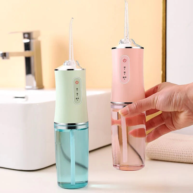 Portable Water Flosser – 240ml Rechargeable Oral Irrigator, 3 Modes
