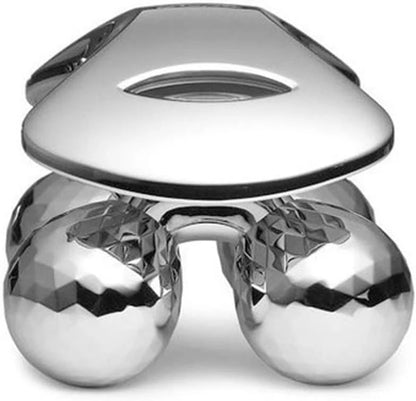 4D Handheld Body Massager – 4-Wheel Roller Massage Tool