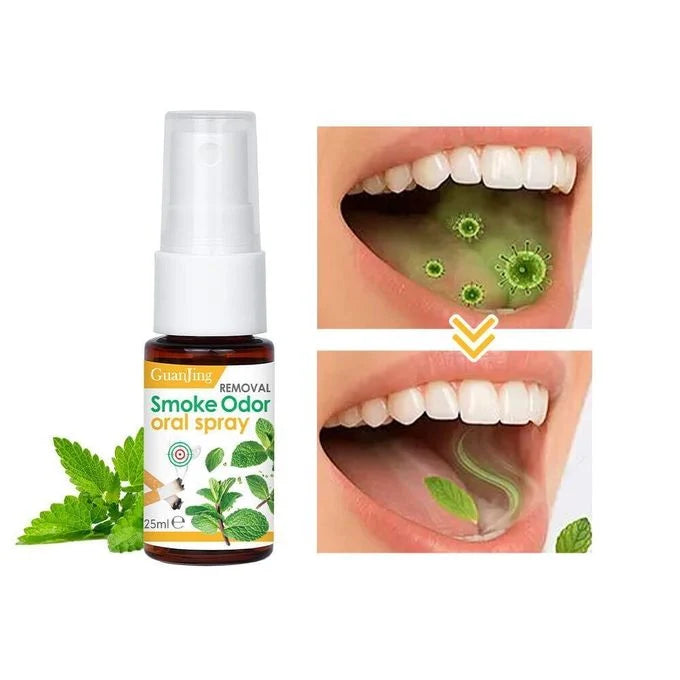 Smoke Odor Oral Spray 25ml – Mint Breath Freshener