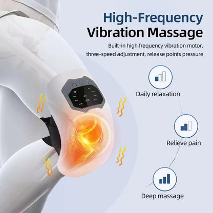Premium Knee Massager with Heat, Cooling & Vibration – USB Rechargeable