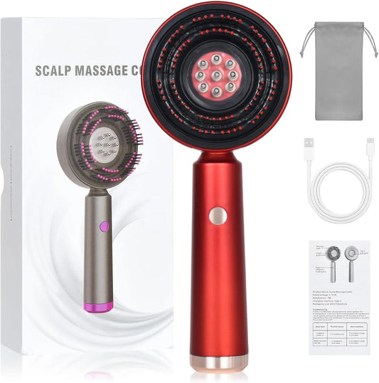 Electric Scalp Massage Comb – Handheld Scalp Care Massager