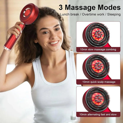 Electric Scalp Massage Comb – Handheld Scalp Care Massager