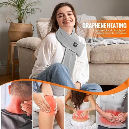 Graphene Heating Pad – Portable Washable Heat Therapy Pad, Gray