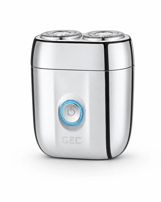 GEC HY-887 Mini Men's Electric Shaver – Dual Rotary Wet & Dry Razor