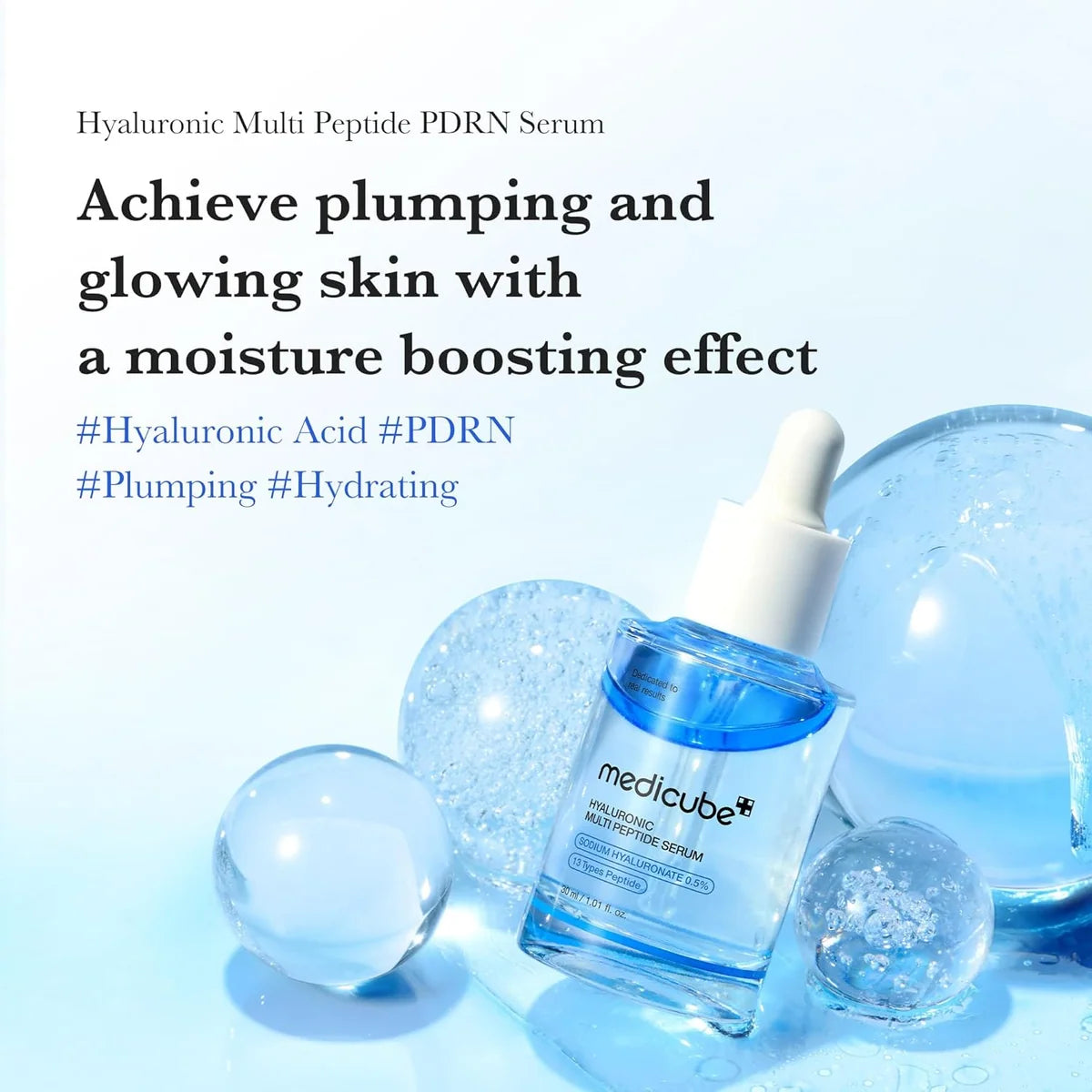Medicube Hyaluronic Multi Peptide Serum 30ml – Hydrating Facial Serum