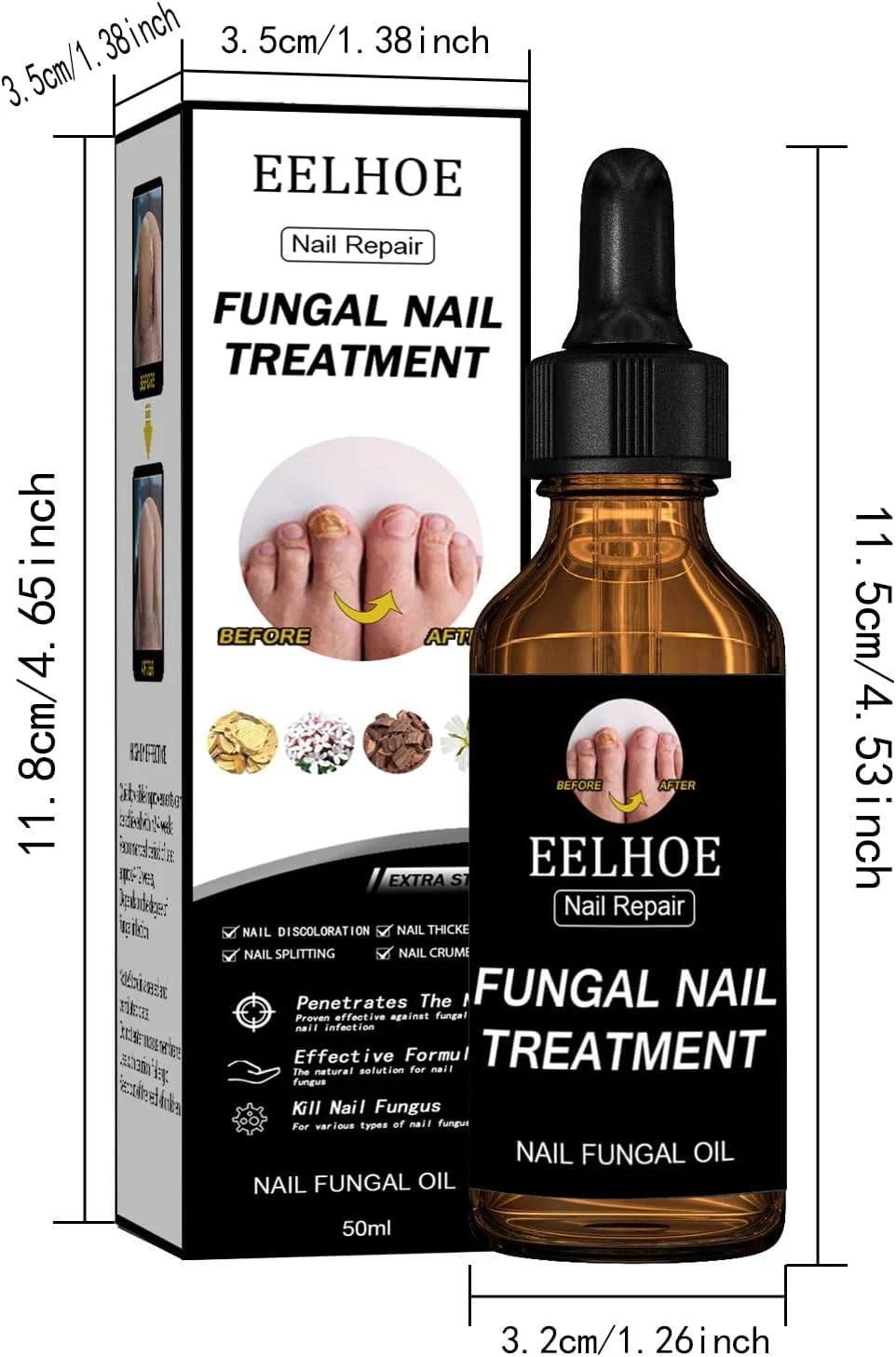 Fungal Nail Care Oil – Nail Repair & Conditioning Treatment, 50 ml