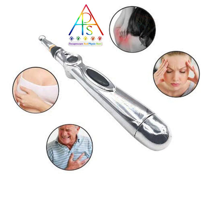 Electronic Acupressure Massage Pen DF-668 – Rechargeable with Digital Display