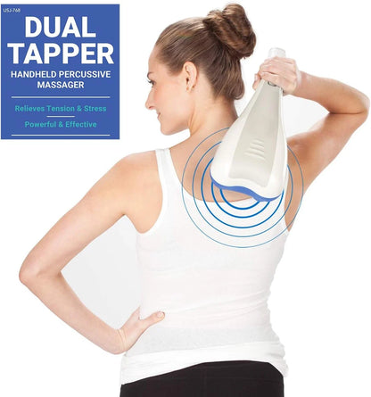 MILINDA Dual Head Electric Body Massager – 2-Speed Handheld Massager