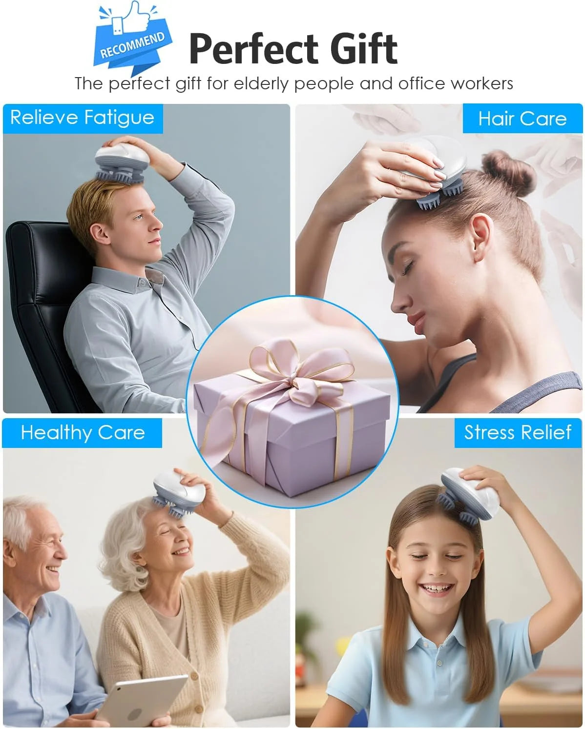 Smart Scalp Massager OSK-701 – Rotating Massage Heads