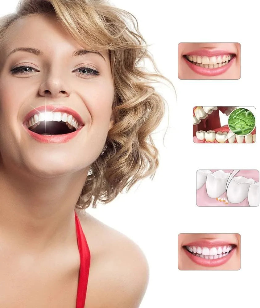Spin Smile Electric Tooth Polisher with LED Light – 4 Polishing Tips