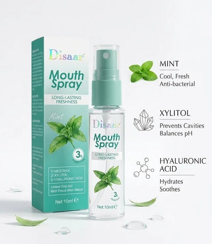 Disaar Mouth Freshener Spray 10ml – Lemon & Mint Breath Spray