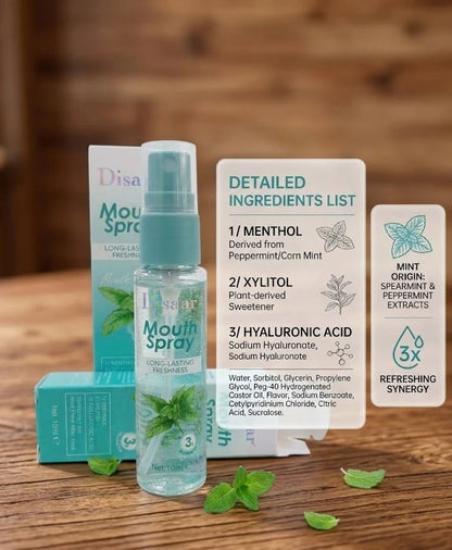 Disaar Mouth Freshener Spray 10ml – Lemon & Mint Breath Spray
