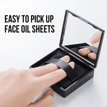 Makeup Blotting Paper with Powder & Mirror (Pack of 2)