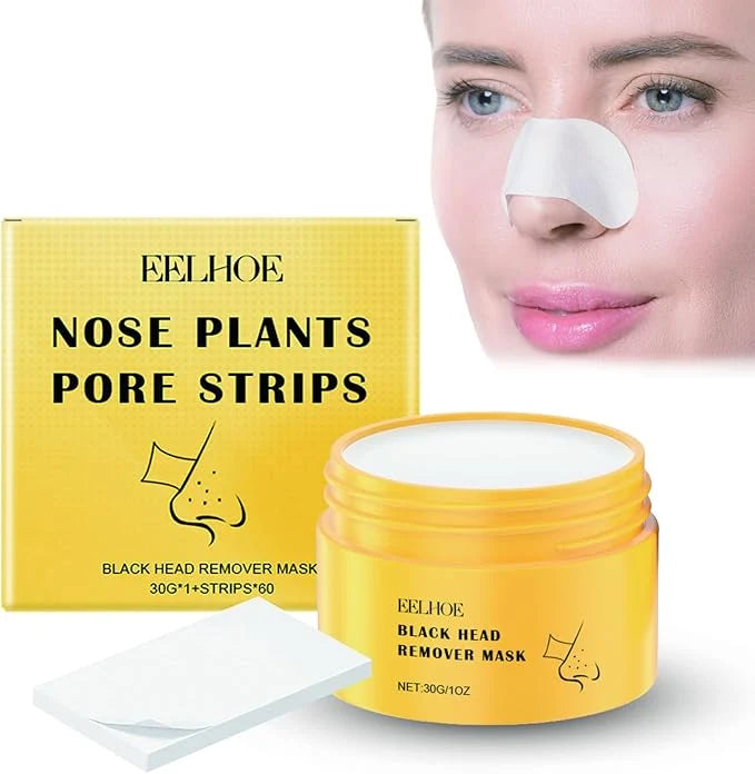 EELHOE Nose Pore Strips & Blackhead Remover Mask – 60 Pieces