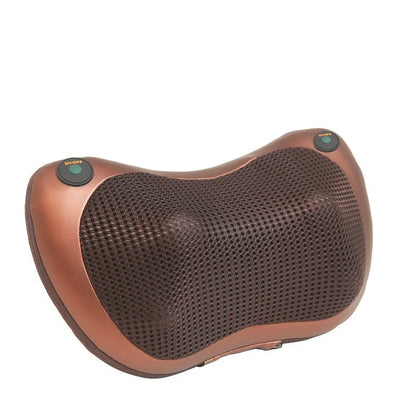 Electric Neck & Body Massage Pillow with Heat – Kneading Massager, 12V
