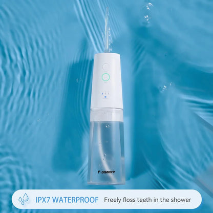 Flosmore Portable Water Flosser – 300ml Rechargeable Oral Irrigator
