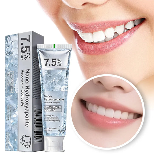Nano-Hydroxyapatite Toothpaste 7.5% nHAP – Fluoride-Free, Peppermint, 120g