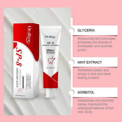 Oralhoe SP-8 Probiotic Toothpaste – Daily Oral Care, 120 g