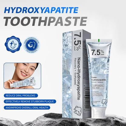 Nano-Hydroxyapatite Toothpaste 7.5% nHAP – Fluoride-Free, Peppermint, 120g