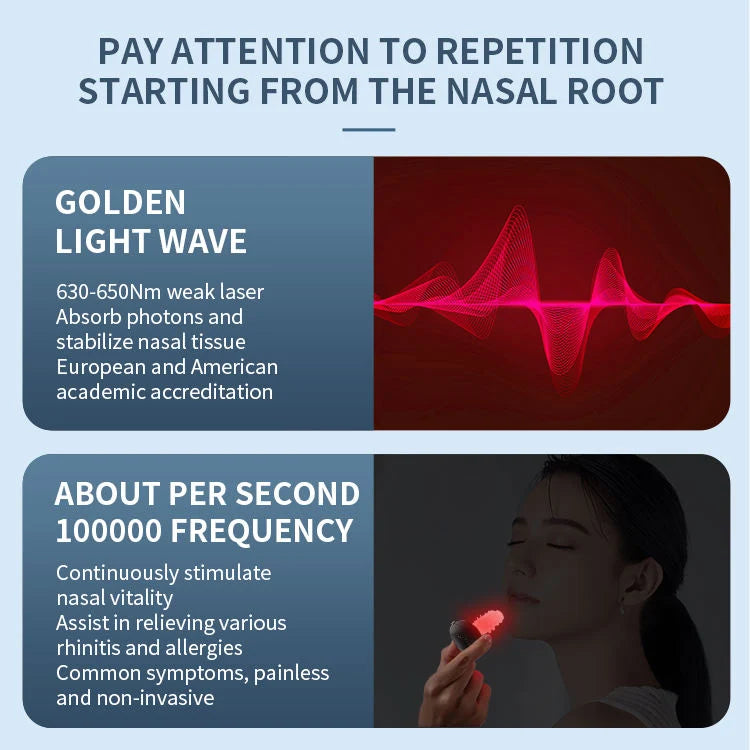 Portable Nasal Soothing Device – Compact Wearable Nose Massager