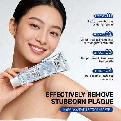 Nano-Hydroxyapatite Toothpaste 7.5% nHAP – Fluoride-Free, Peppermint, 120g