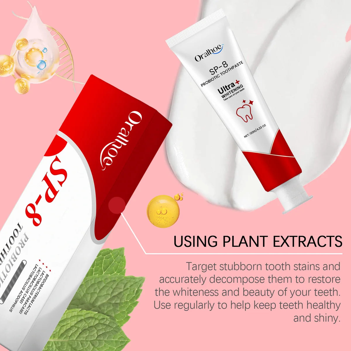 Oralhoe SP-8 Probiotic Toothpaste – Daily Oral Care, 120 g