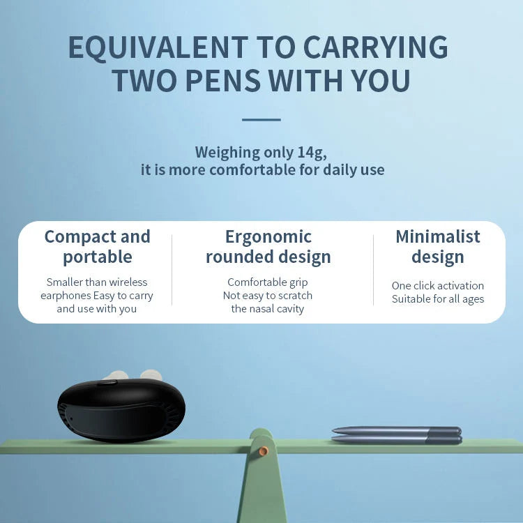 Portable Nasal Soothing Device – Compact Wearable Nose Massager