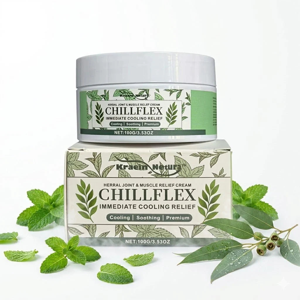 Kraam Natura Chillflex Herbal Cooling Cream 100g – Joint & Muscle Care