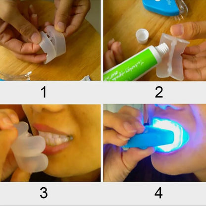 LED Teeth Whitening Kit with Whitening Gel – At-Home Oral Care System