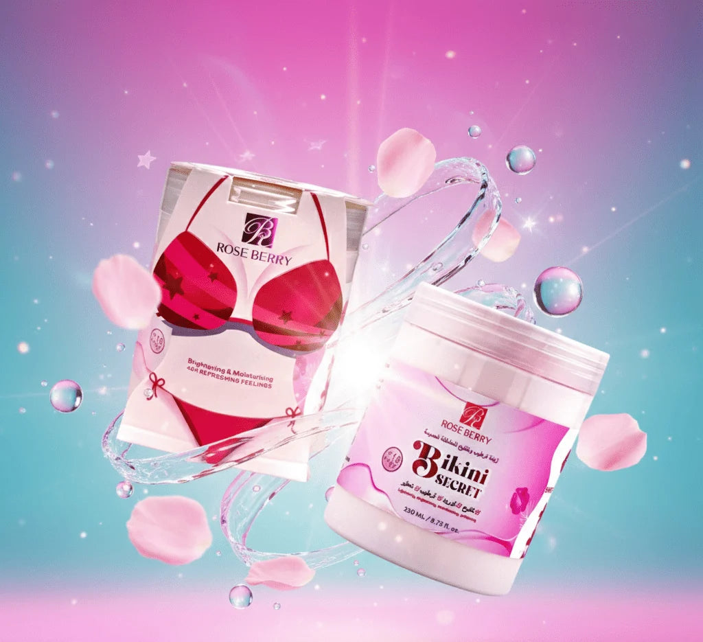 Rose Berry Bikini Secret Intimate Care Cream 250ml – Moisturizing & Freshening