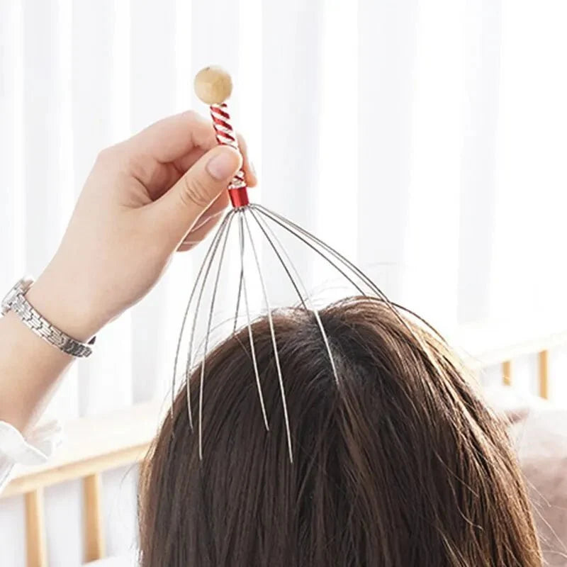 Manual Scalp Head Massager – Octopus Wire Head Massage Tool