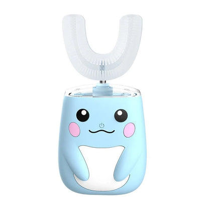 U-Shaped Electric Toothbrush for Kids & Adults – USB Powered Silicone Brush