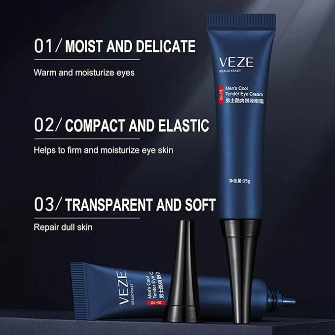 VEZE Men's Eye Cream 15g – Hydrating Under-Eye Care